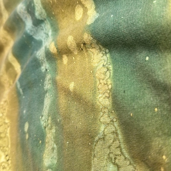 🎉HOST PICK🎉NWOT Big Bud Press Hand-Painted Sweats Hoodie Green Moss Unisex - Picture 9 of 13